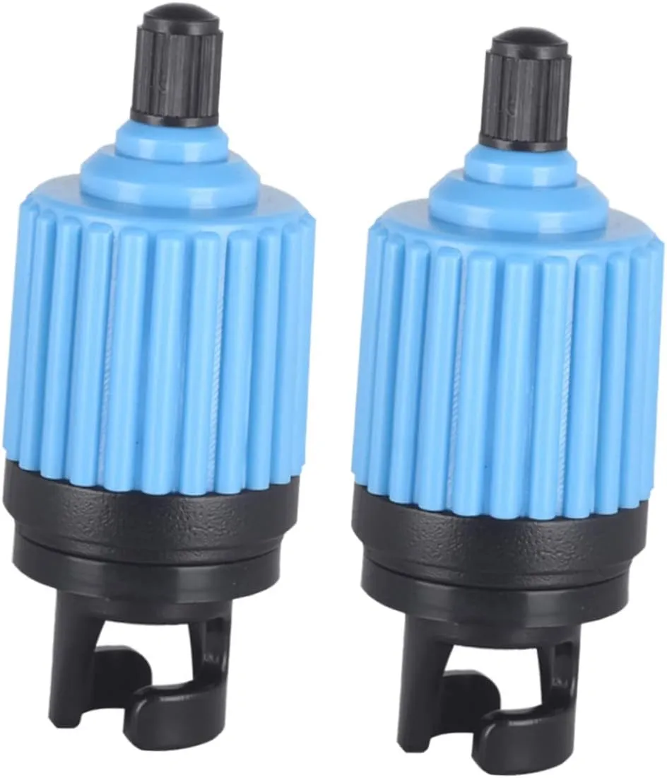 2pcs Air Pump Adaptor for Sup Inflatable Boats Compressor Valve Converter Connects Standard Inflatable Tubes Easy Replacement for Boards and Kayaks