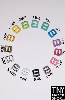 3mm 12" Fashion Doll Candy Colored Super Mini Buckles