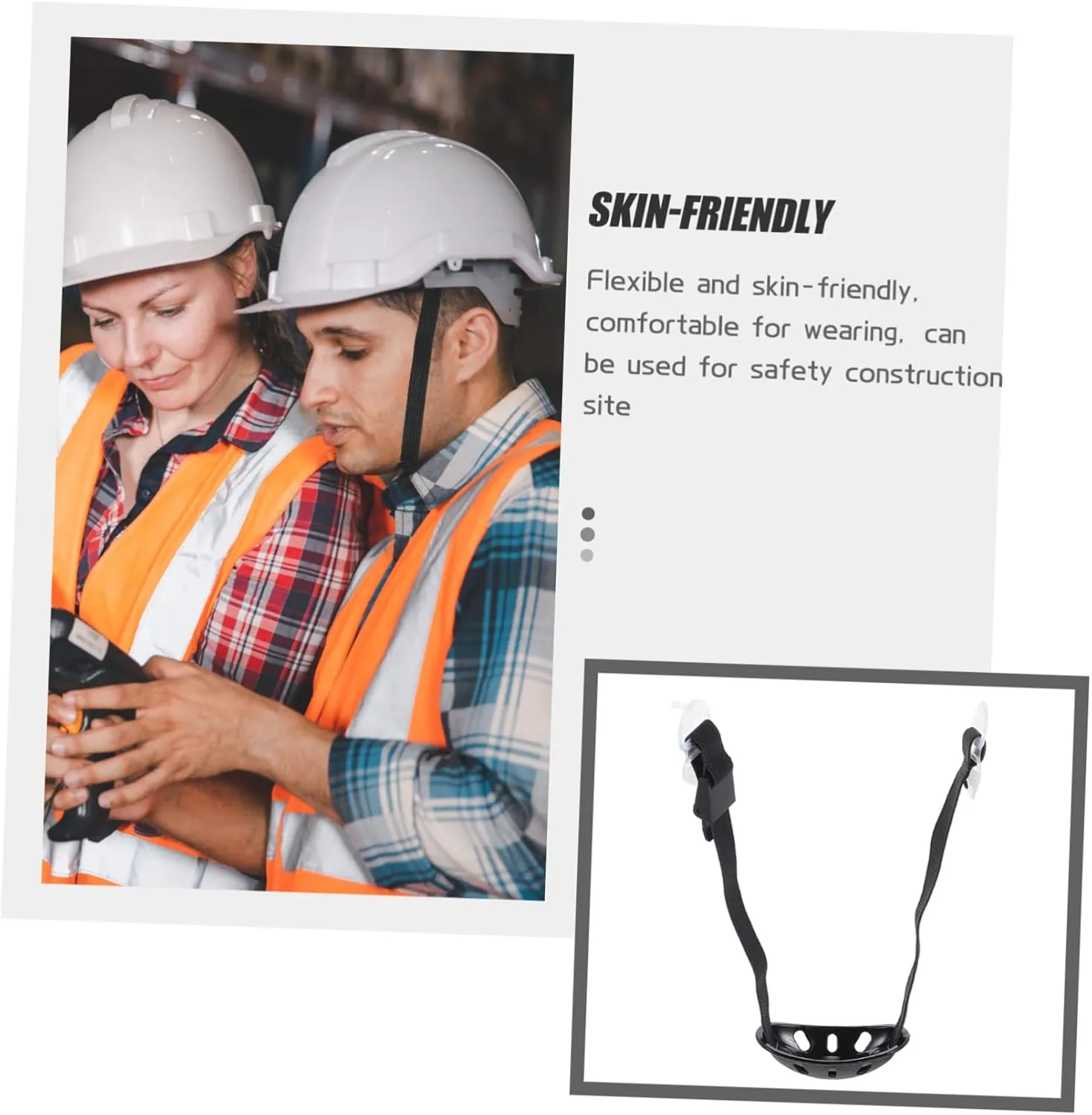 4pcs Chin Strap for Engineers Hard Hat Comfortable Skin-friendly Helmet Supplies