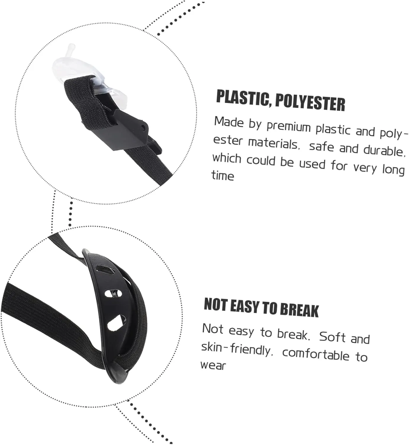 4pcs Chin Strap for Engineers Hard Hat Comfortable Skin-friendly Helmet Supplies