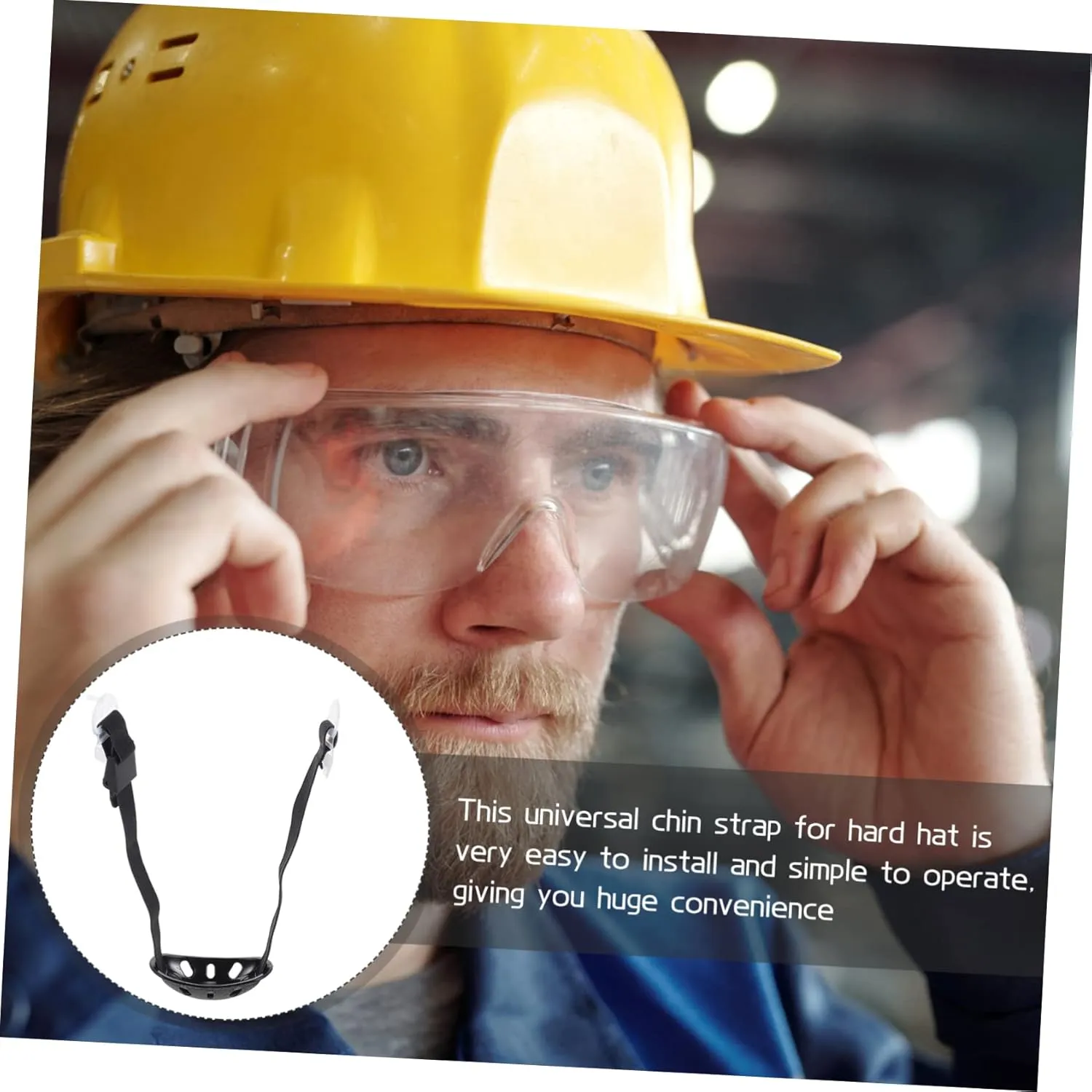 4pcs Chin Strap for Engineers Hard Hat Comfortable Skin-friendly Helmet Supplies