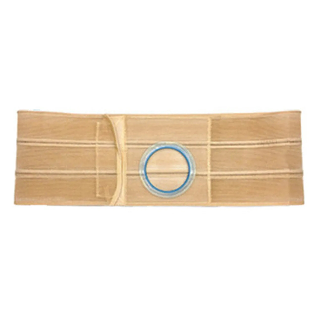 6" Right, Beige, Regular Elastic, Flat Panel Belt, 2X-Large, 2-7/8" x 3-3/8" Opening Placed 1" From Bottom