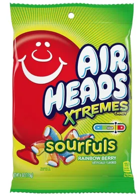 Airheads Xtreme Sourful Rainbow Berry 6oz