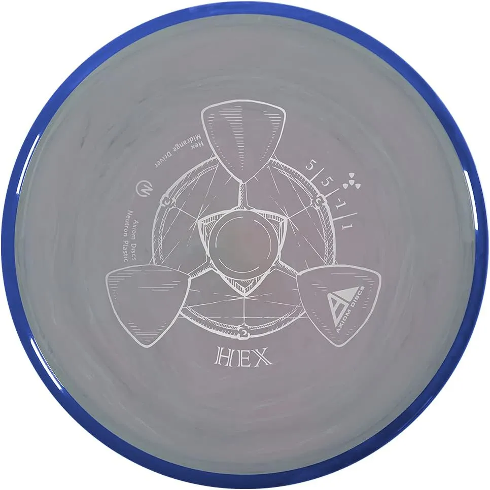 Axiom Discs Neutron Hex Disc Golf Midrange (165-170g / Colors May Vary)