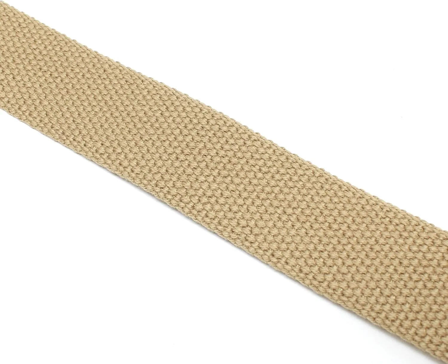 Canvas Web Belt Military Style with Black Buckle and Tip 56" Long Many Colors