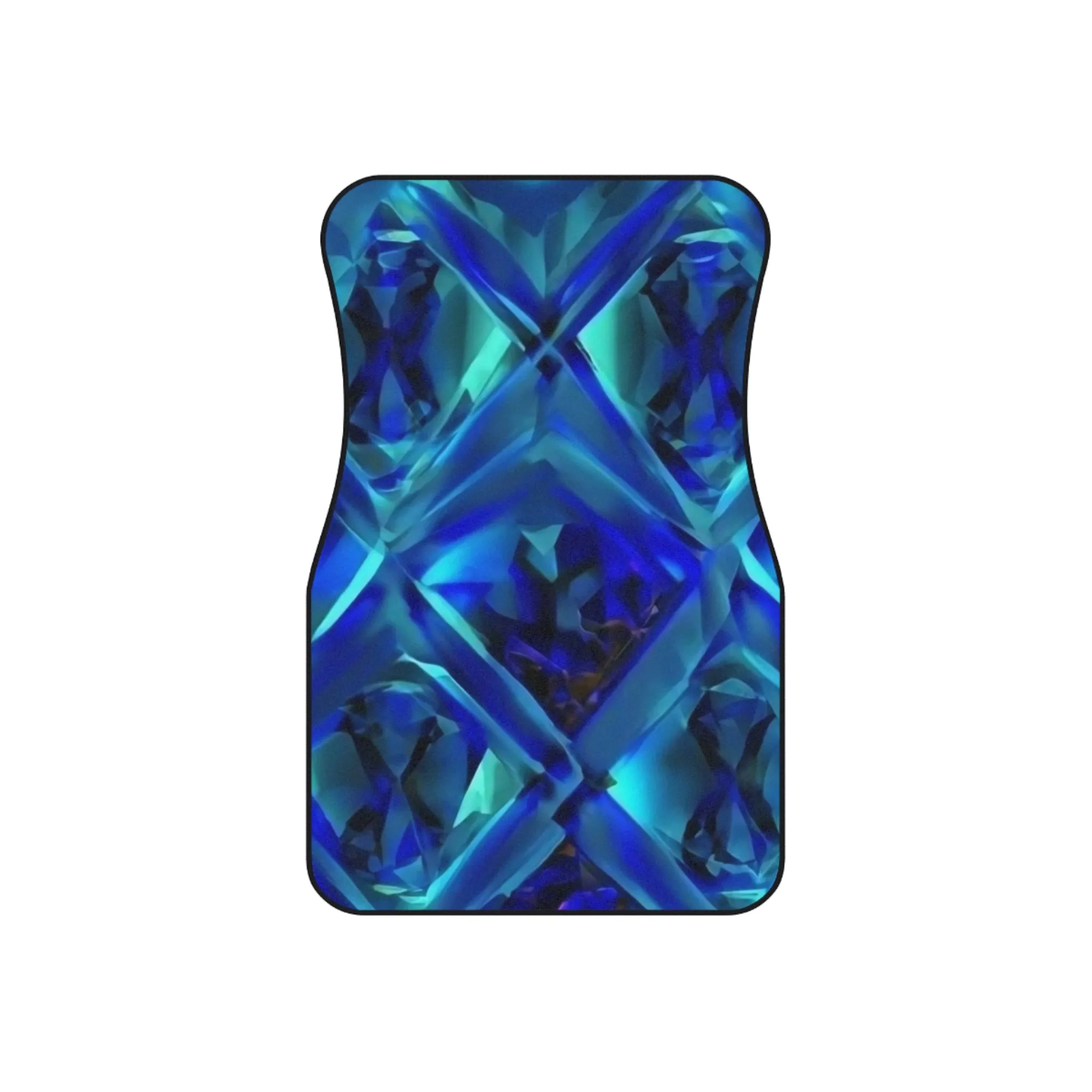 Car Mats (2x Front)- Blue Diamond