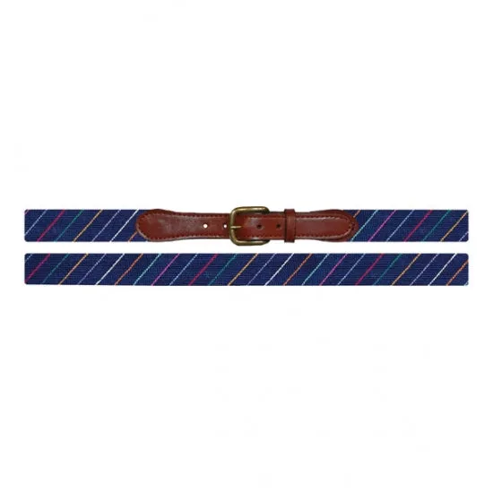 Carter Stripe Needlepoint Belt