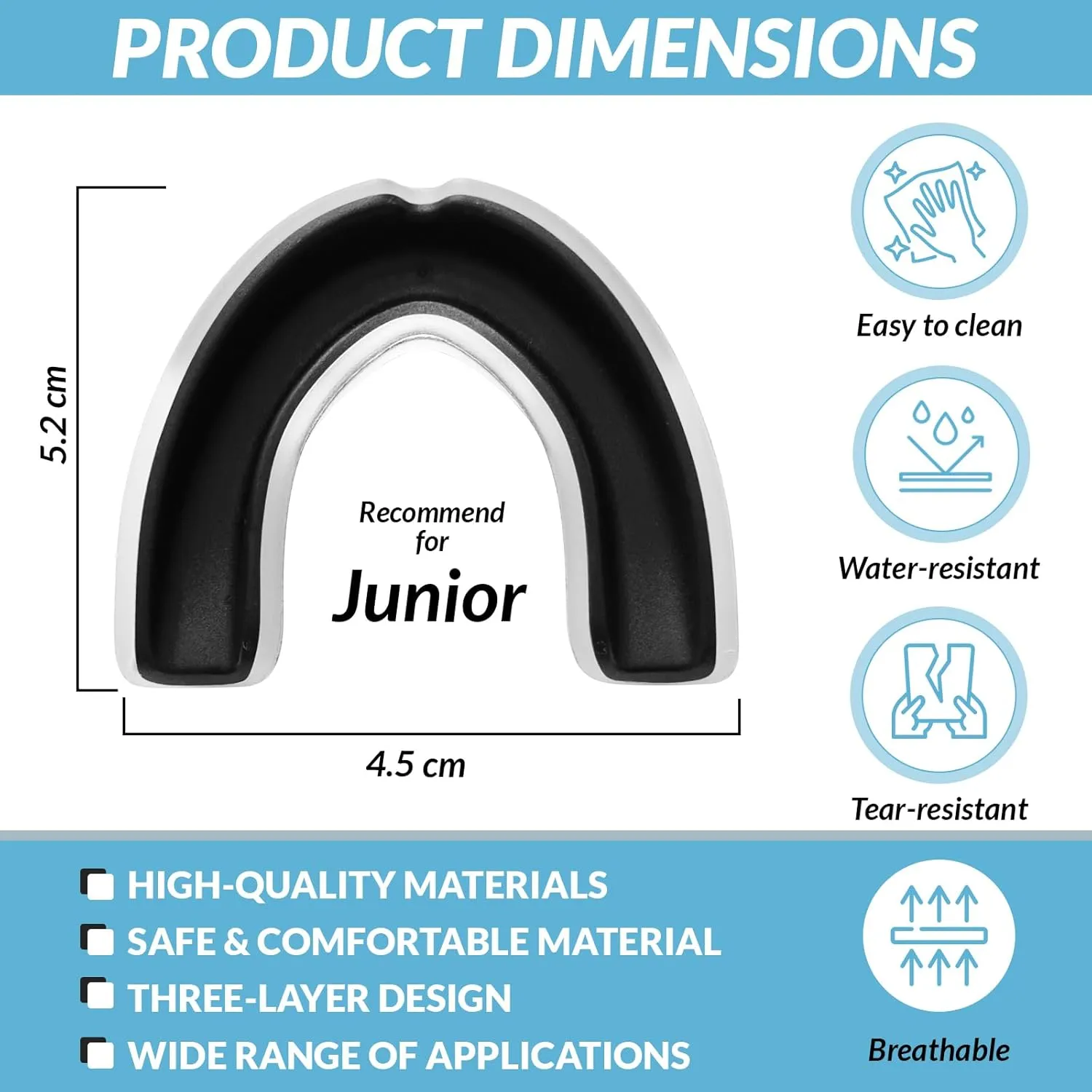 Custom Fit Mouth Guards ?C Tailored Comfort ?C Youth and Adult Sizes ?C Ideal for Soccer, Rugby, Boxing, Basketball, Mixed Martial Arts, Kick Boxing and More ?C Includes Storage Case