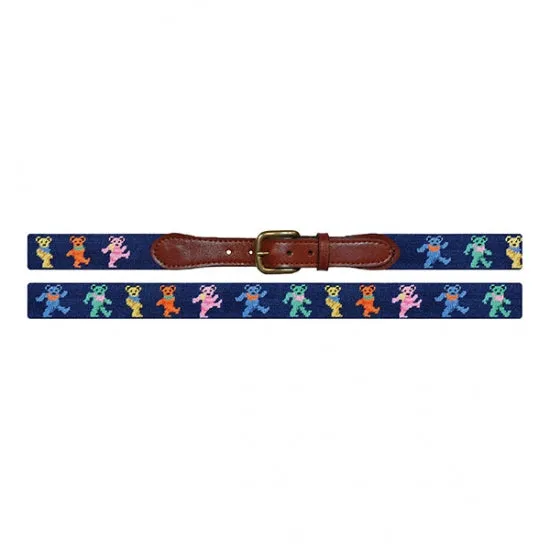 Dancing Bears Needlepoint Belt