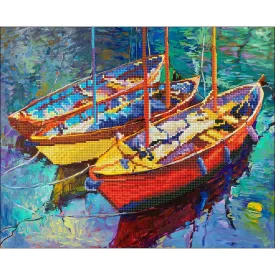 Diamond Dotz Diamond Art Kit 21.5"X18" - Dream Boats*
