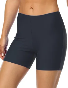 Firpearl Women's Swim Shorts Tummy Control Board Shorts UPF50  Sport Surf Shorts Swimsuit Bottom