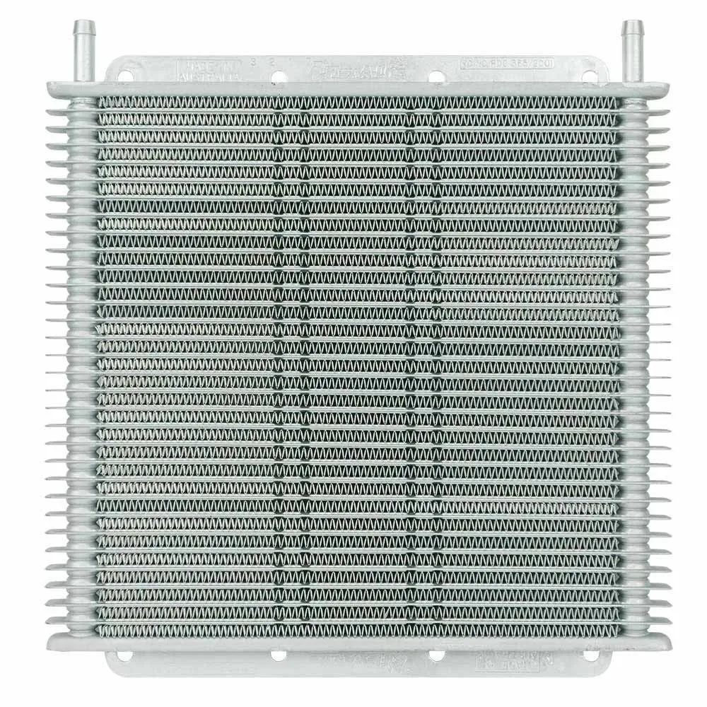 Flex-A-Lite Fluid Cooler - Plate and Fin Type - 30 Row - 3/8" Hose Barb Inlet/Outlet - Fittings/Hardware/Hose - Aluminum - Transmission Fluid