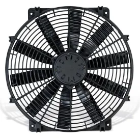Flex-A-Lite LoBoy Electric Cooling Fan - 16" Fan - Pusher - 3000 CFM - 12V - Straight Blade - 16 x 16-1/2" - 3-3/16" Thick - Plastic