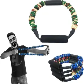FOSER Archery Band Open Bow Resistance Trainer Arm Strength Training Bow Training Tensioner Archery Fitness Machine