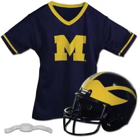 Franklin Sports NCAA Kids Football Helmet and Jersey Set - College Uniform for Boys and Girls - Toy Costume With Official Team Logos and Colors