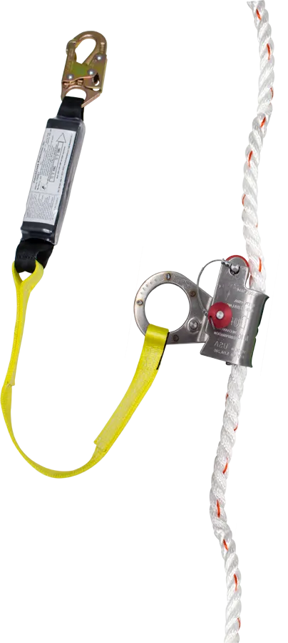 French Creek Rope Grab w/Shock-Absorbing Lanyard 1202A-3