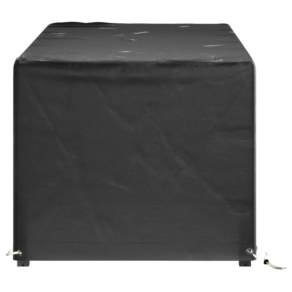 Garden Furniture Covers 2 pcs 8 Eyelets 192x82x65 cm Rectangular