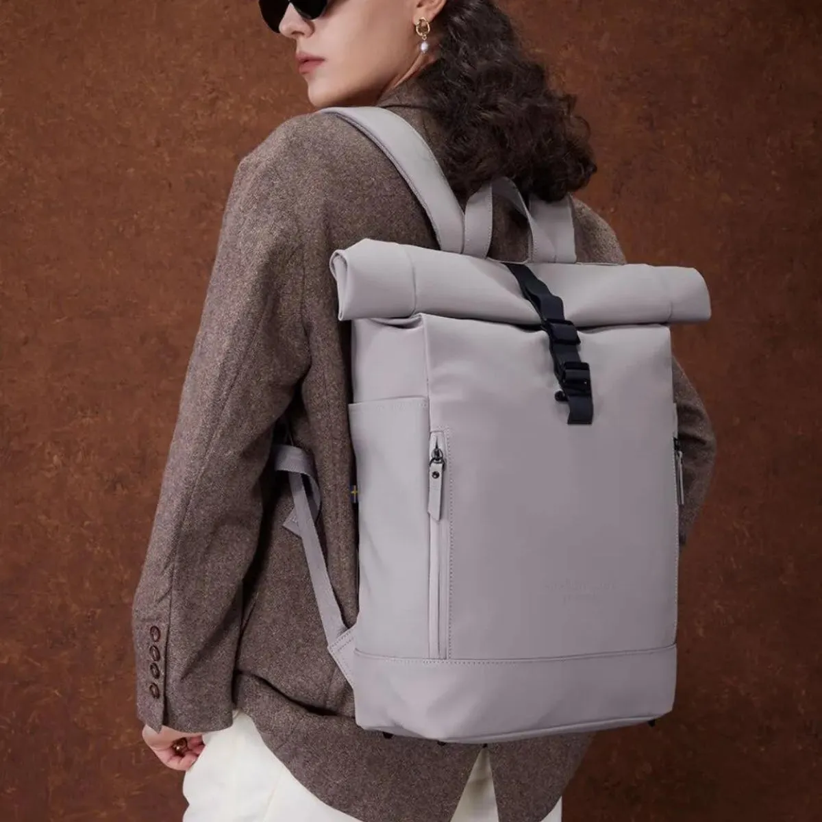 Gaston Luga Rullen 16" in Taupe
