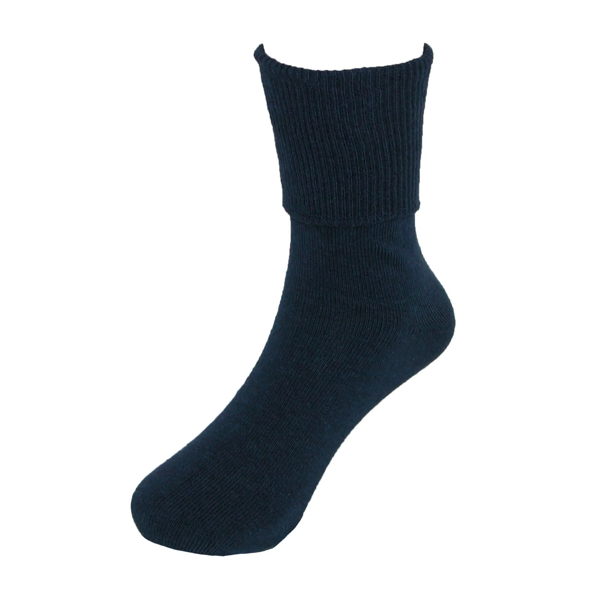 Jefferies Socks School Uniform Seamless Turn Cuff Anklet Socks