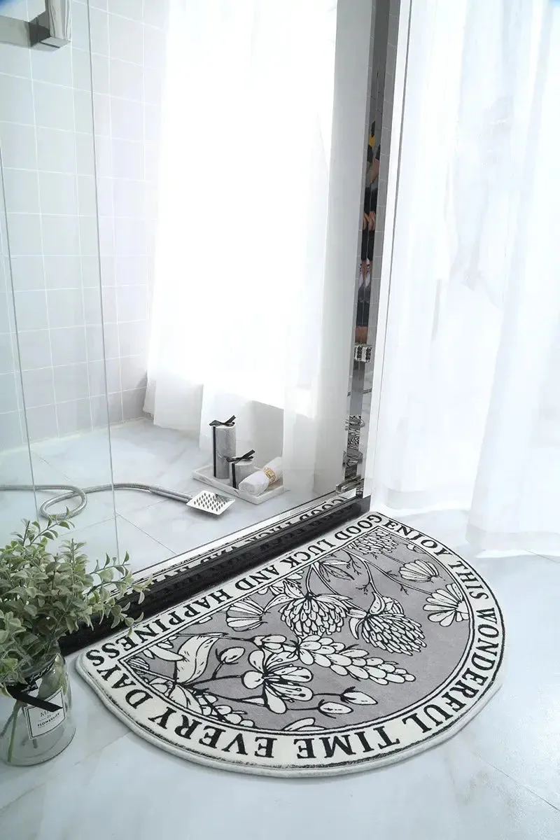 Non-Slip Absorbent Bath Mat & Carpet for Bathroom, Doormat, Balcony, Porch, and Area Use