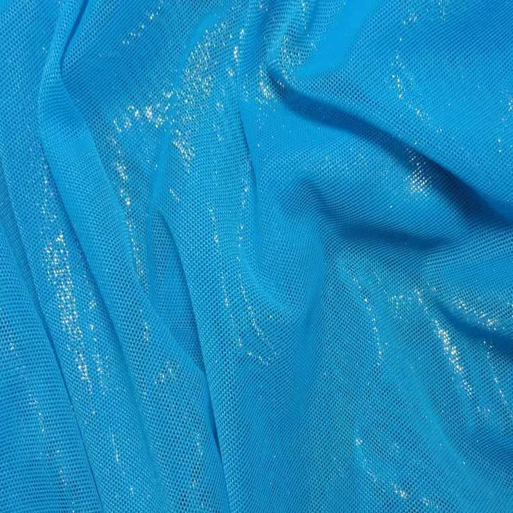 Nylon Metallic Stretch Mesh