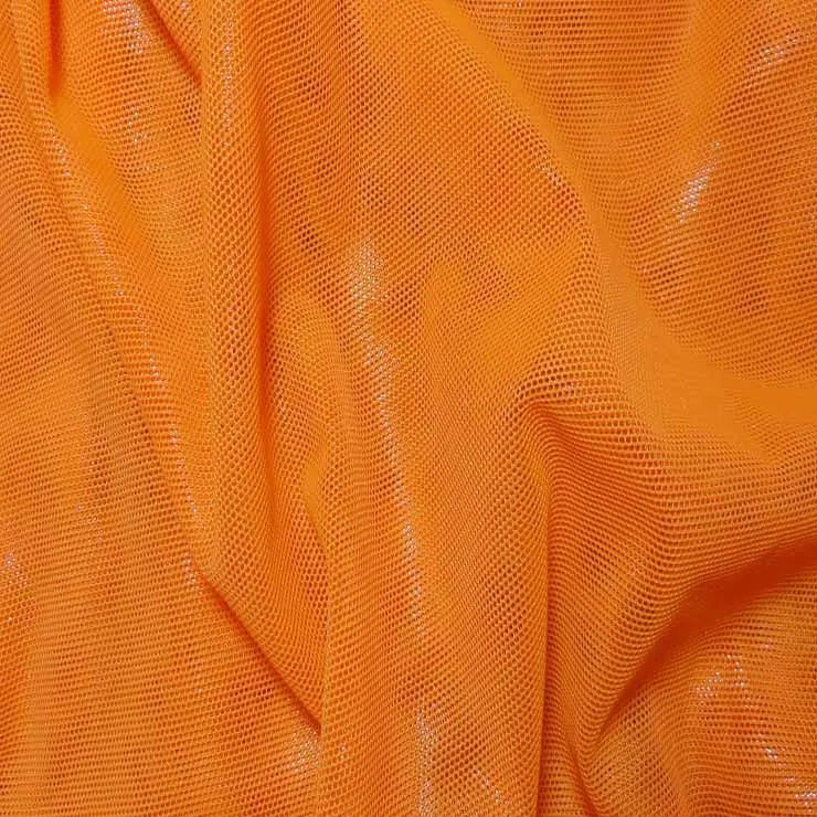 Nylon Metallic Stretch Mesh