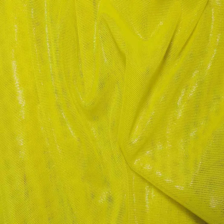Nylon Metallic Stretch Mesh