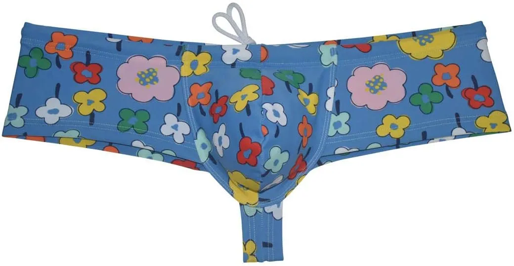 OROCOJUCO Mens Swimwear Skimpy Briefs Bikini Brazilian Cut Surf Shorts Board Cheeky Swim Trunks