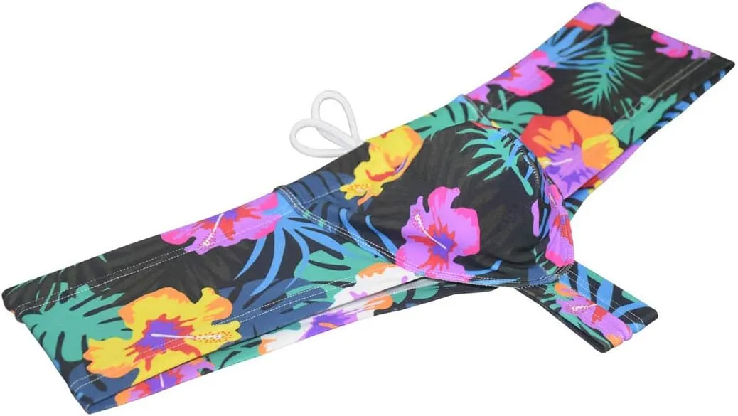 OROCOJUCO Mens Swimwear Skimpy Briefs Bikini Brazilian Cut Surf Shorts Board Cheeky Swim Trunks