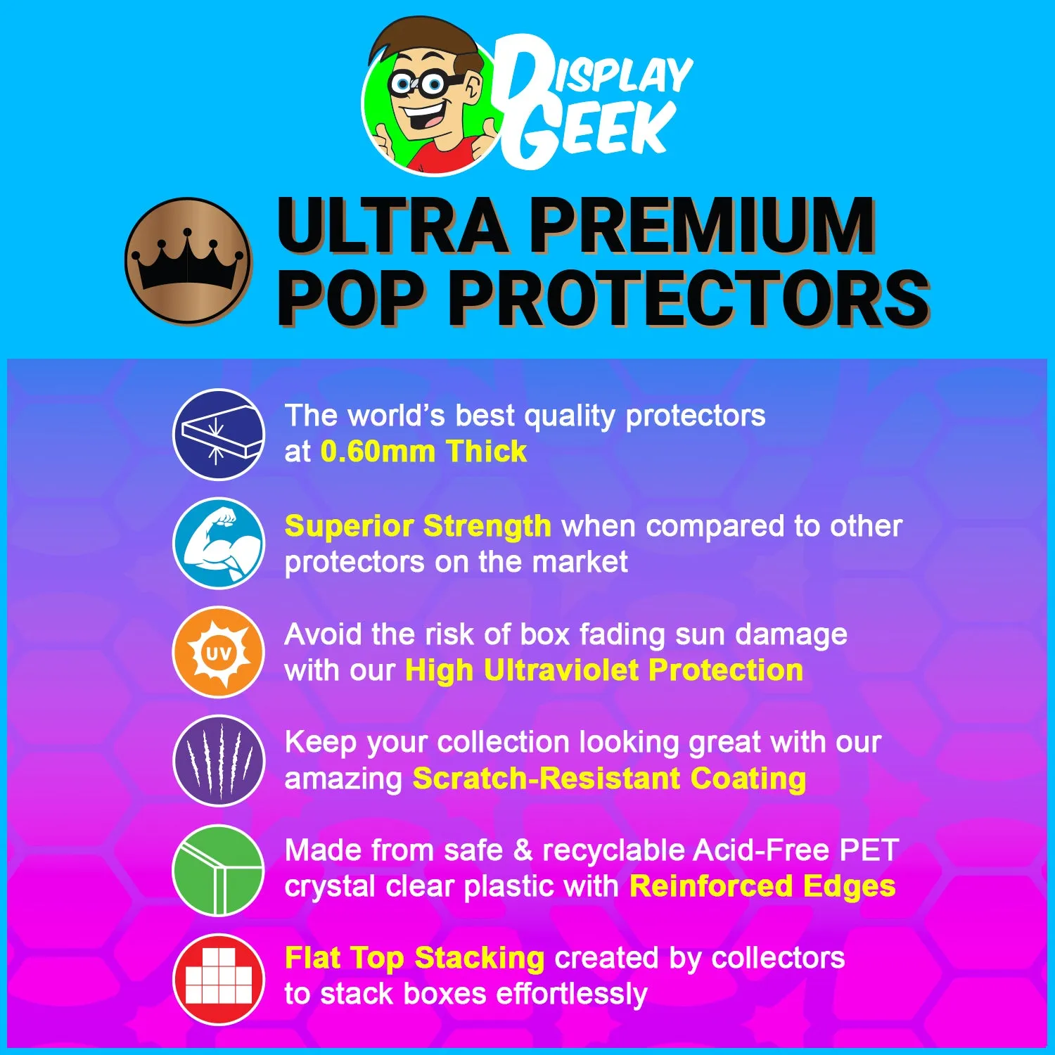 Pop Protector for Daredevil Blacklight #52 Funko Pop Comic Covers