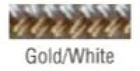 PREMIUM DOUBLE BRAIDED NYLON DOCK LINE-Gold/White
