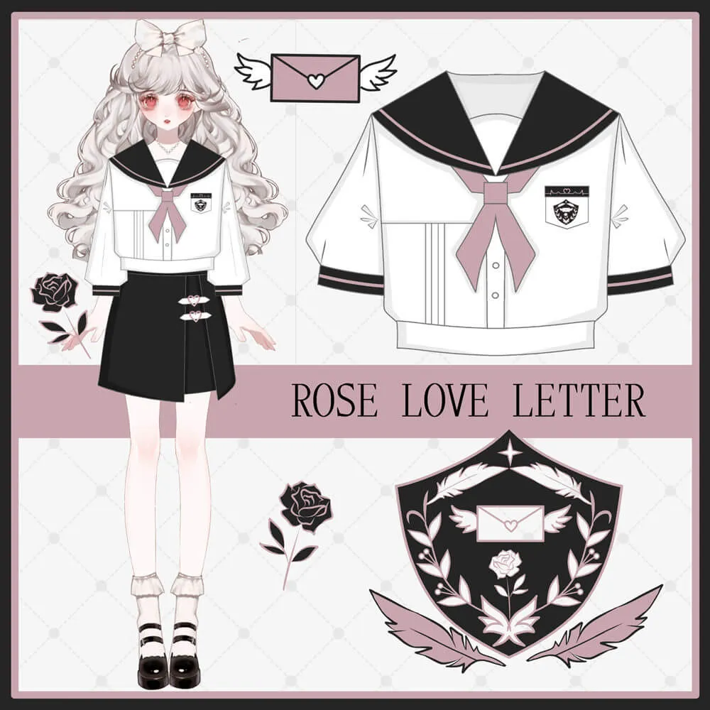 [Rose Love Letter] Kawaii uniform set