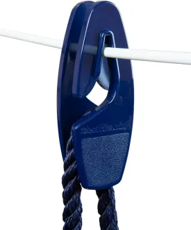  Sail Blue- The Original Single Handed Fender Hanger - Made from UV Resistant Plastic - Sold in Pairs