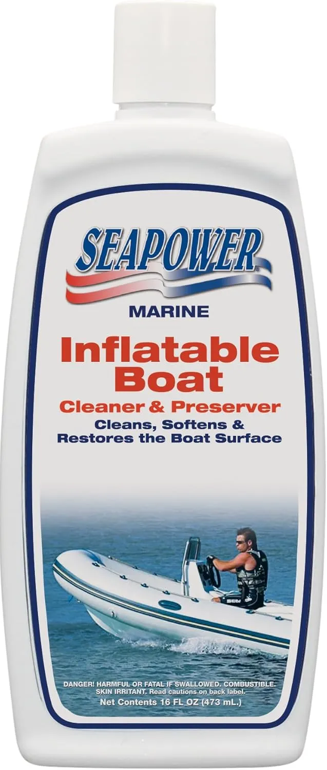 Seapower Marine Inflatable Boat Cleaner -Rubber-Vinyl - 16 oz.