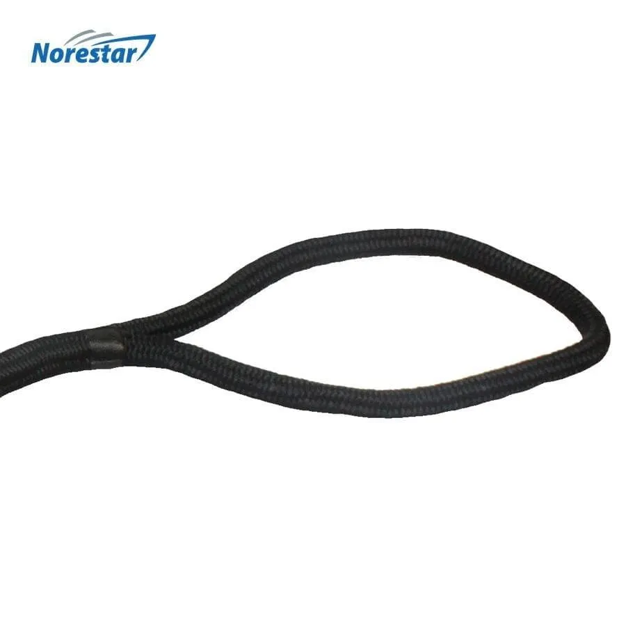 Set of Two Double-Braided Nylon Mooring and Docking Lines, Black