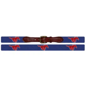 SMU Needlepoint Belt