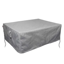 Summerset Shield Platinum 3-Layer Polyester Water Resistant Outdoor Dining Set Cover - Grey Melange