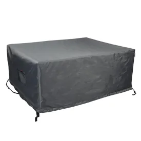 Summerset Shield Titanium 3-Layer Polyester Water Resistant Outdoor Dining Set Cover - Dark Grey