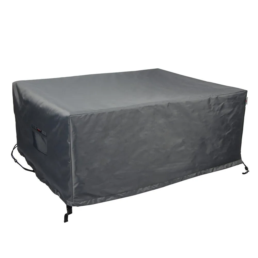 Summerset Shield Titanium 3-Layer Polyester Water Resistant Outdoor Dining Set Cover - Dark Grey