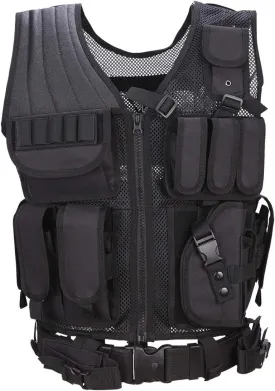 Tactical Airsoft Vest for Outdoor Hunting Army Fan Combat Training CS Game 600D encrypted Nylon Fabric