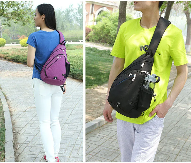 Unisex Chest Shoulder Backpack