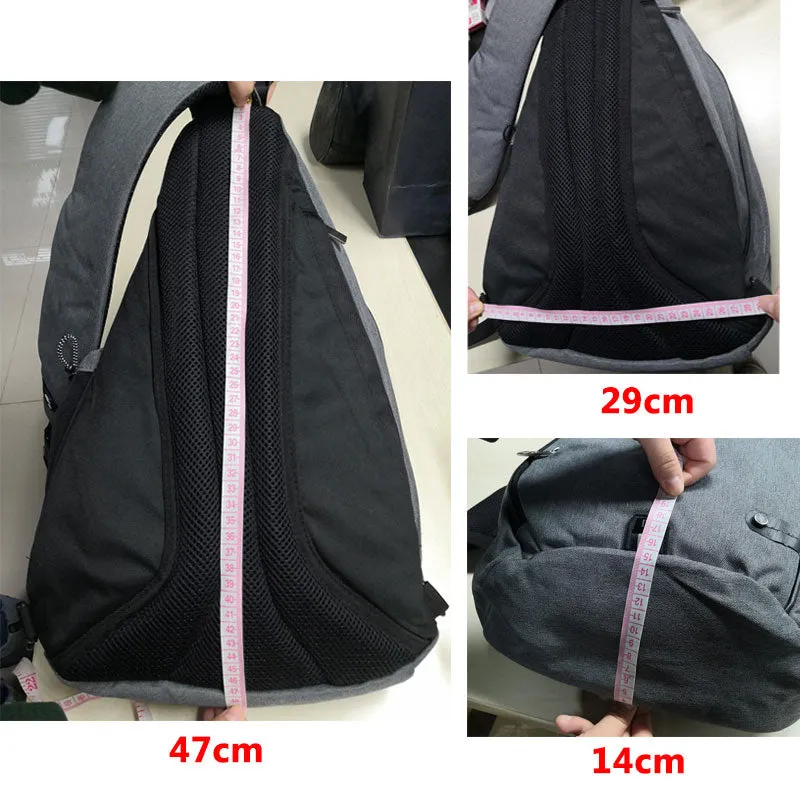 Unisex Chest Shoulder Backpack