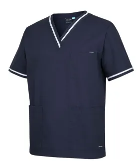 Unisex Contrast Scrub Top