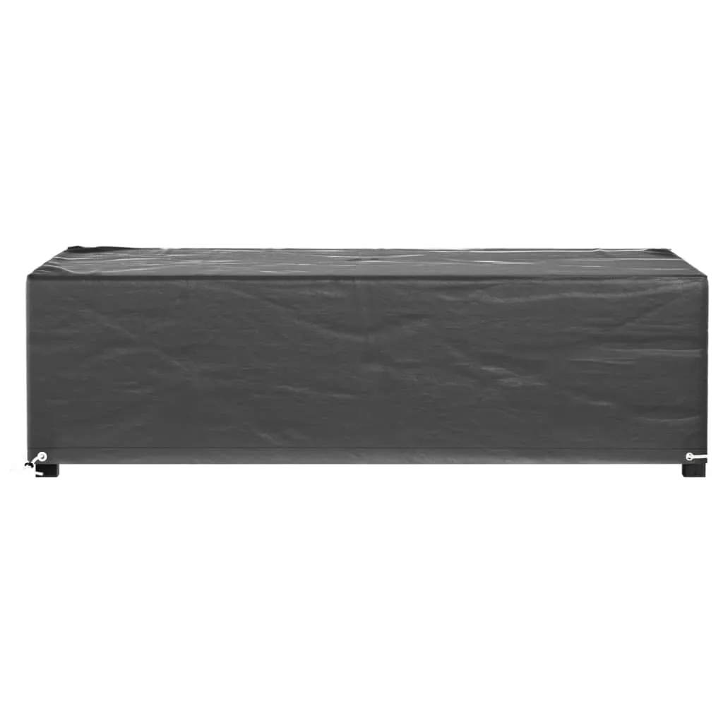 vidaXL Garden Furniture Covers 2 pcs 8 Eyelets 125x70x35 cm Rectangular