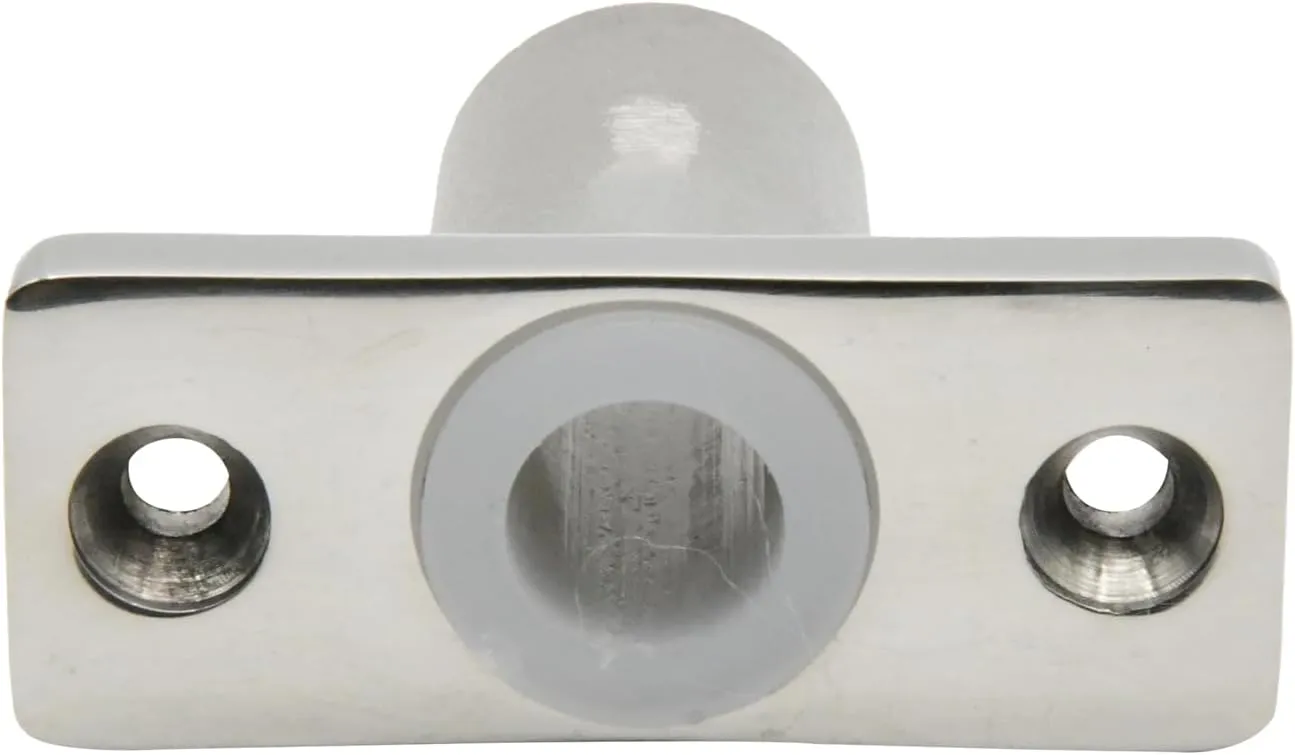 Vinland Marine Oar Lock Socket Side Mount, Edge Mount, Flush Mount, 316 Stainless Steel for Boat Oar Locks, Canoe ores, Row Boat oars, Jon Boat oars, Paddle Boat Parts, Aluminum Row Boat