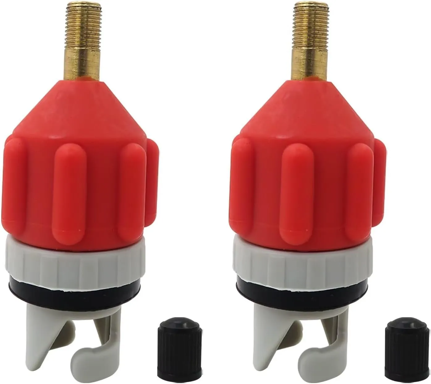 Xspeedonline 2X Inflatable Stand Up Paddleboard (SUP) Pump Adaptor - Universal Standard Schrader Air Valve Adapter Pumping Head Connector Converter for Inflating Boat, Kayak, Surfboard, Bed, Car Tire