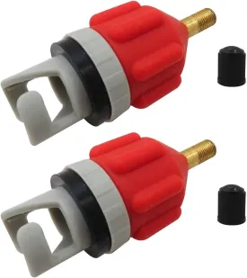 Xspeedonline 2X SUP Pump Adaptor, Universal Inflatable Boat SUP Pump Converter Air Valve Adapter Pumping Head Connector for Stand Up Paddle Board/Dinghy/Paddling Pool/Kayak/Inflator Bed/Rowing Boat