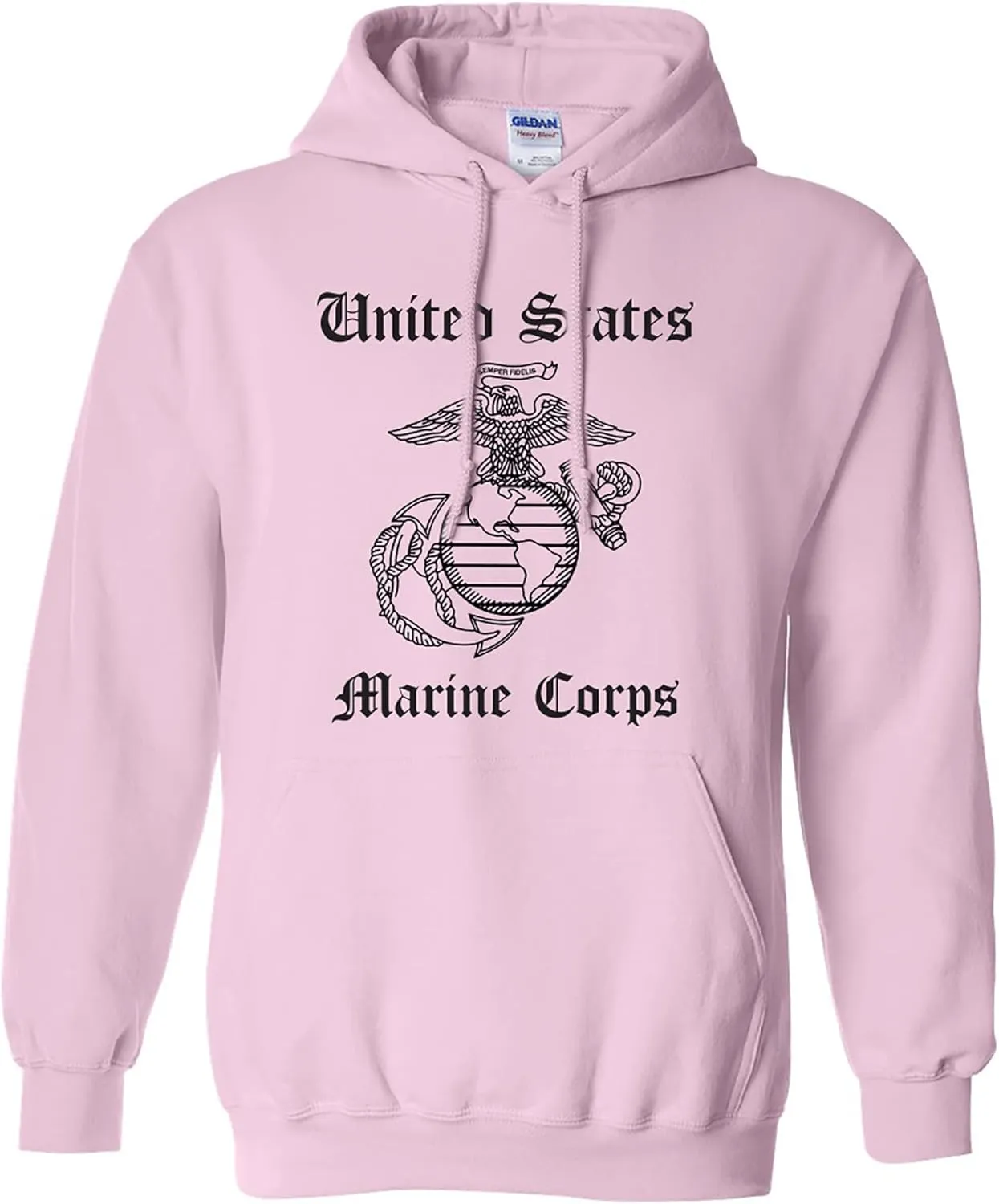 zerogravitee United States Marine Corps Adult Hooded Sweatshirt